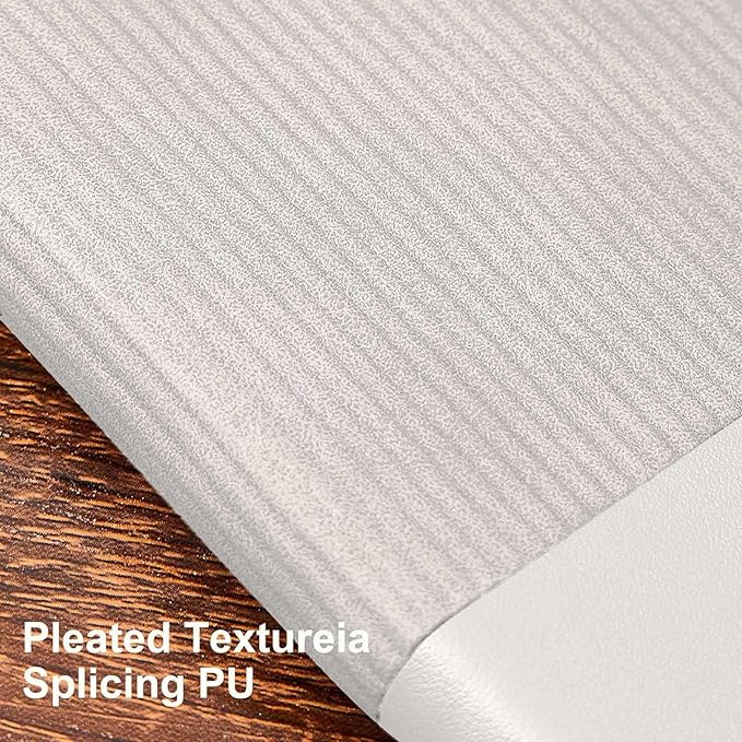 Lined Journal Notebook for Work College Ruled Note Book 7.2"x9.6" B5 PU Leather Daily Journaling 160 Pages for Women Men Writing Home School Supplies Business (Grey)