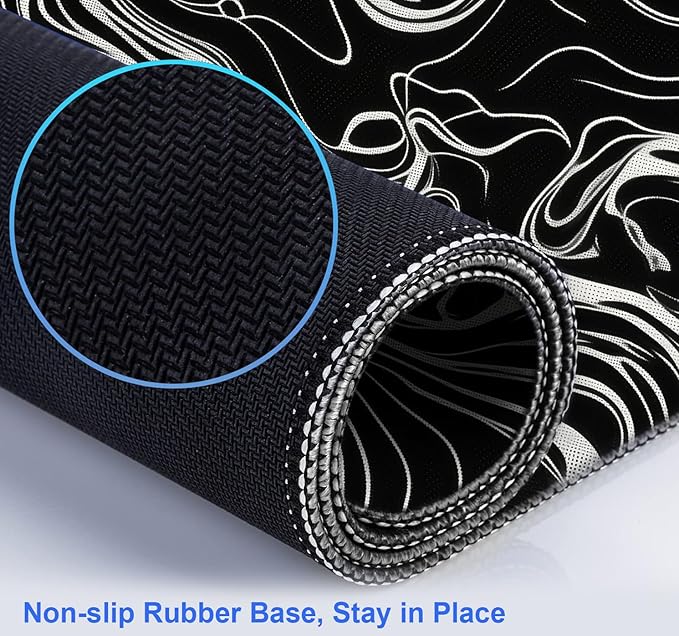 Minimalist Abstract Line XL Mouse Pad, Suitable for Home Office and Study Keyboard Mouse Pad 35.4 x 15.7 x 0.12 Inches