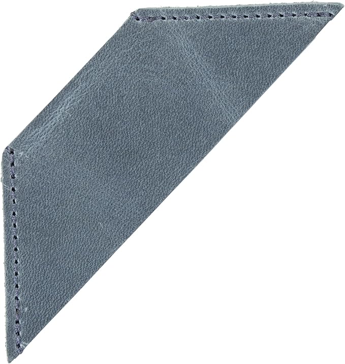 Londo Genuine Leather Handmade Bookmark (Set of 2) (Triangle, Blue)