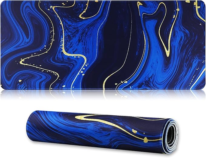 Large Gaming Mouse Pad with Stitched Edges,[27.5x11.8In] Extended Mouse Pad with Non-Slip Natural Rubber Base for Gamer/Desktop/Office/Home 70x30 Quicksand03