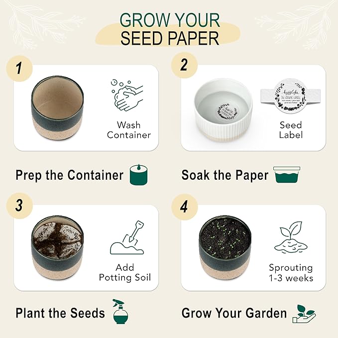 Hyggelight - The Growing Candle, Coffee Scented, 8.5oz Ceramic Pot, Aromatherapy Candles, 100% Soy, Cream and Espresso Aroma for Home, Willow