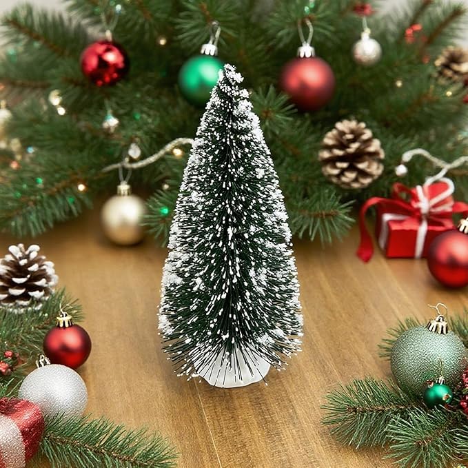 Mini Christmas Trees 12 Pcs Artificial Christmas Tree Christmas Decorations for Christmas Decor Home Table Craft Christmas Party