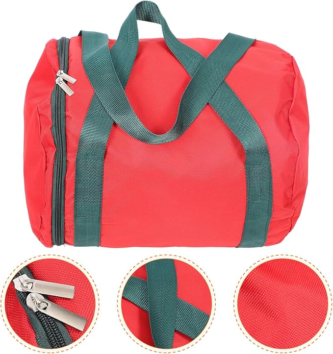 NUOBESTY Oxford Christmas Light Storage Bag Xmas Lamp Carrier with Reinforced Stitching and Portable Handle for Holiday Decoration Bulbs Storage