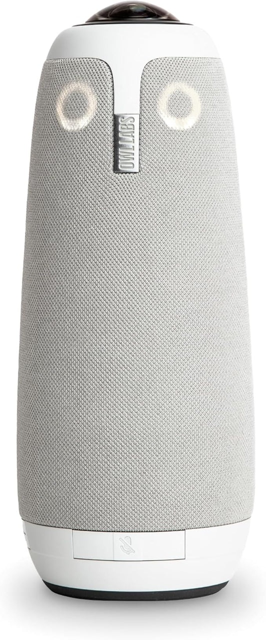 Owl Labs Meeting Owl 3 - 360° 1080p HD Conference Room Camera, AI-Driven Speaker-Tracking, 18-Foot Mic Pickup - Certified for Microsoft Teams - Works with Zoom, Google Meet - Plug & Play Setup