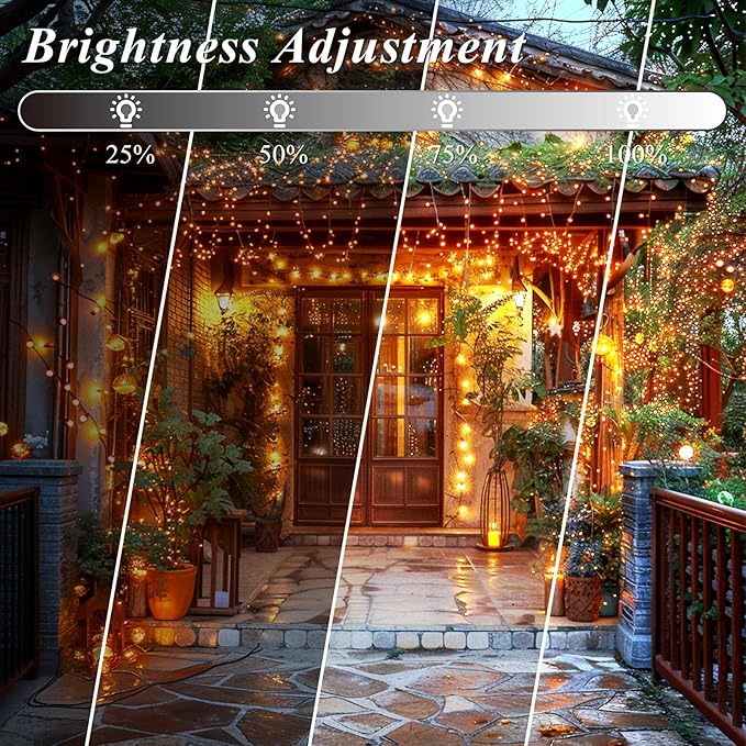 LitHome 99Ft 300 LED Color Changing Christmas String Lights, 35 Colors 9 Modes RGB Christmas Lights with Remote Timer, Dimmable Led String Light Outdoor Plug in, Xmas Tree Light for Indoor Party Decor