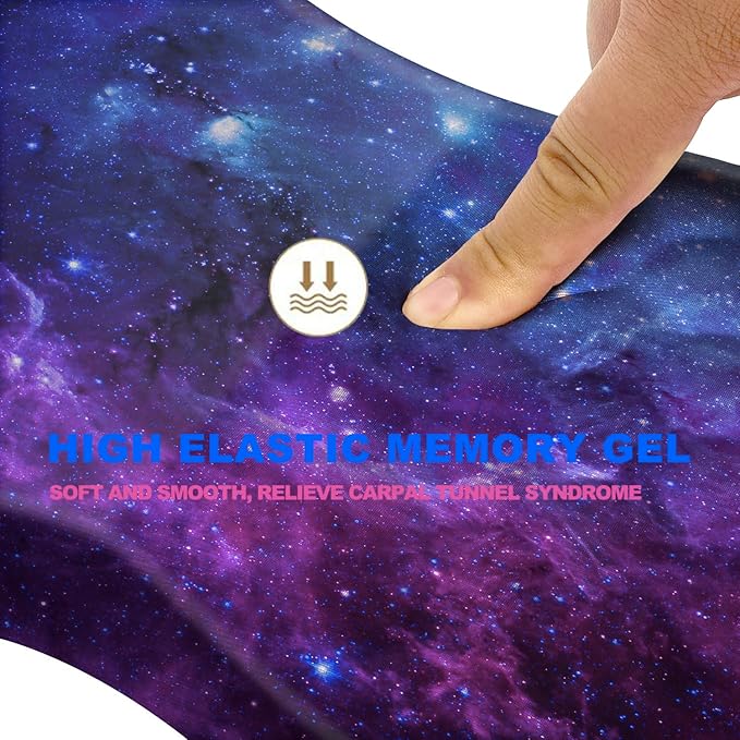 Mouse Pad Wrist Support, Ergonomic Mouse Pad with Massage Dot, Comfortable Computer Mouse Pad for Laptop, Wrist Rest Pain Relief Mousepad with Non-Slip PU Base for Office & Home, 12 x 8 in