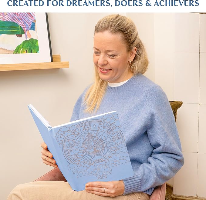 Legend Hourly Schedule Planner PRO Dated Jan 2026-Jan 2027 – Deluxe Weekly & Daily Organizer with Time Slots. Appointment Book Journal for Work & Time Management, A4 Hardcover, Periwinkle