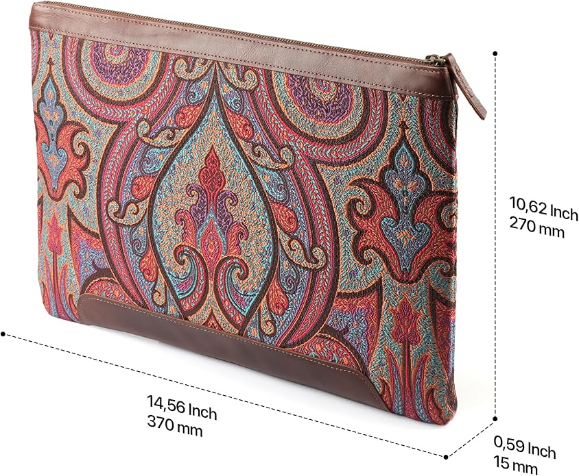 Londo Genuine Leather Laptop Sleeve - Stylish Protection for MacBook M1 M2 M3 Pro Max