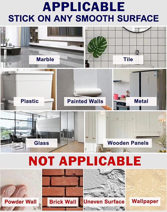 Magnetic Dry Erase Board, 16 x24 Inches Reusable White Board Sticker with Markers and Magnets, Whiteboard Wallpaper for Fridge and Wall, Dry Erase Paper for Kids, Kitchen, Office, Classroom