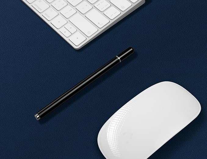 Leather Desk Pad Protector, Mouse Pad, Non-Slip Computer Mat for Desk, PU Leather Office Desk Mat for Home & Office, Waterproof Laptop Desk Blotter for Keyboard and Mouse, Navy (15.7''X31.5'')