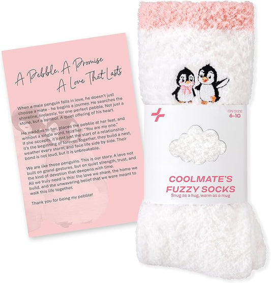 CoolMate GLOBAL Fuzzy Socks for Women Gift Box, Cozy, Soft, Comfy & Cloud-Like Socks, Plush, Durable for Spa, Home