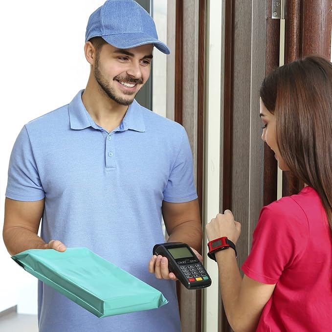 Metronic Poly Mailers 10x13 100 PC, Small Shipping Bags Mailing Envelopes Self Seal, Mailers Poly Bags for Shipping Waterproof and Tear-Proof, Mailing Bag Packaging Bags for Small Business, Teal