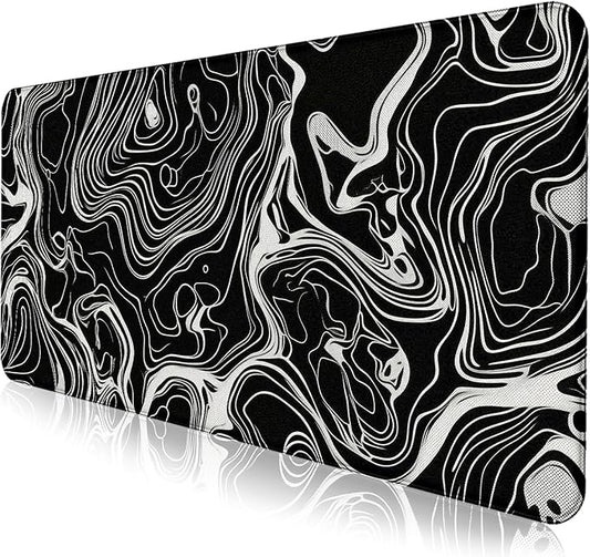 Minimalist Abstract Line XL Mouse Pad, Suitable for Home Office and Study Keyboard Mouse Pad 35.4 x 15.7 x 0.12 Inches