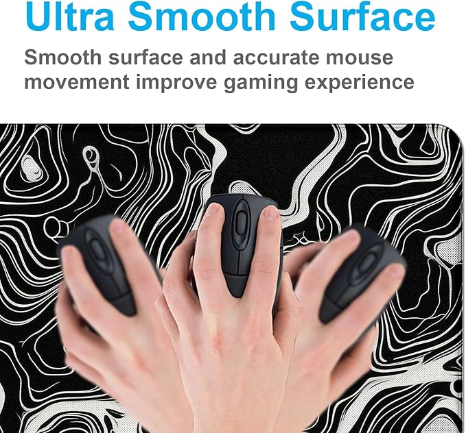 Minimalist Abstract Line XL Mouse Pad, Suitable for Home Office and Study Keyboard Mouse Pad 35.4 x 15.7 x 0.12 Inches