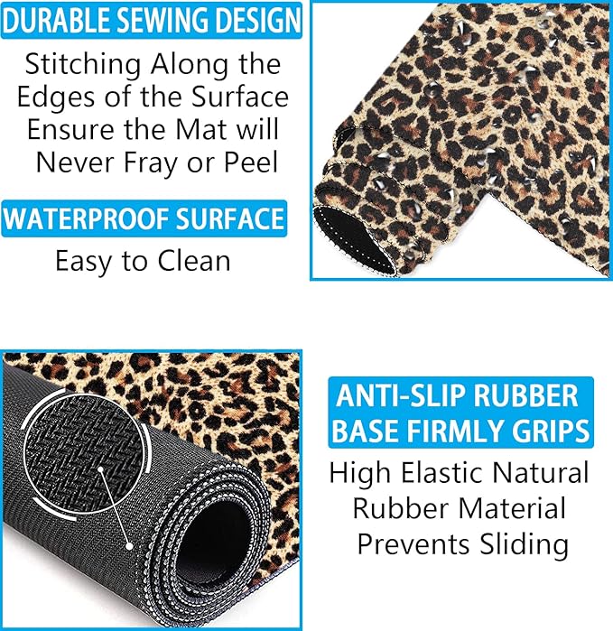 LATEEFAH Desk Mat, Mouse Pad with Wrist Rest, 4-in-1 Large Mouse Pads for Desk, Ergonomic Mouse Pad and Keyboard Wrist Rest Gaming Keyboard Mat for Office, Home