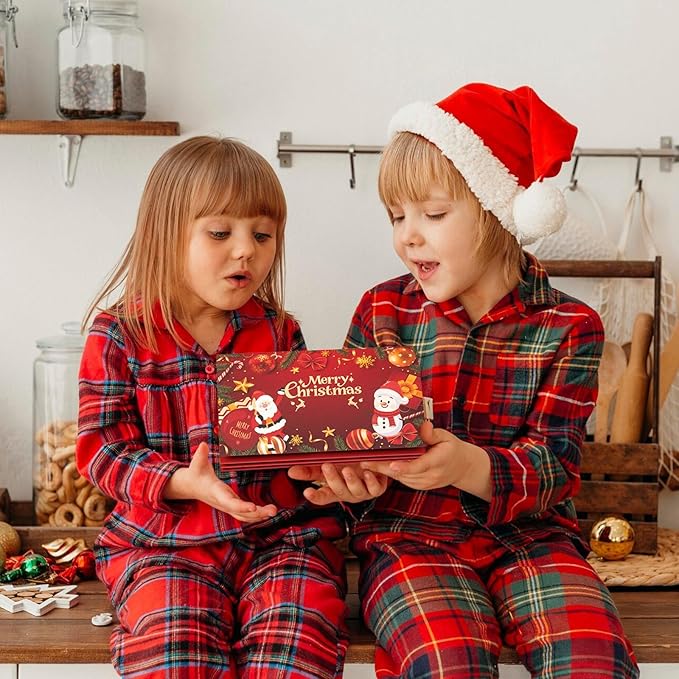 Christmas Cash Gift Envelopes 5 Slots, Christmas Cash Gift Envelopes，christmas Card Book with Tassel & Santa Card Supplies,2025 New Creative Cashs Surprise Envelope for Checks or Cards(StyleB,1pc)