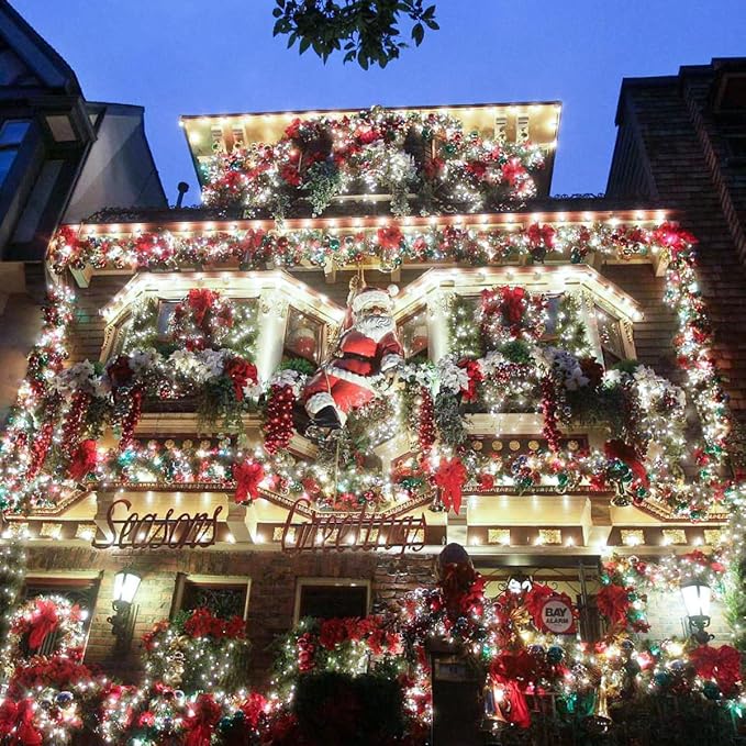 Outdoor Fairy Lights Waterproof, Plug in String Lights with 8 Modes Timer, 392Ft 1200 Twinkle LED Outdoor & Indoor Decor for Girl's Bedroom/Garden/Patio/Yard/Wedding/Holiday Party