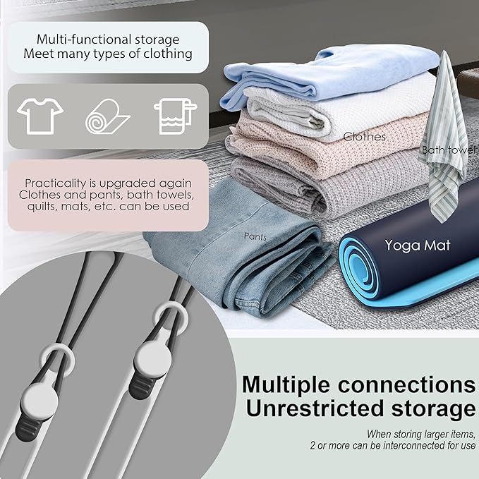 Nearockle 16Pcs 4.2" Silicone Cable Ties Cord Organizer for Cable Management, Reusable Cable Organizer Electronic Accessories in Home,Office,Kitchen,School,Travel(Black*8 & White*8)