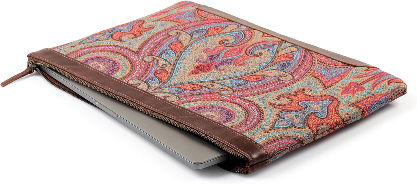 Londo Genuine Leather Laptop Sleeve - Stylish Protection for MacBook M1 M2 M3 Pro Max