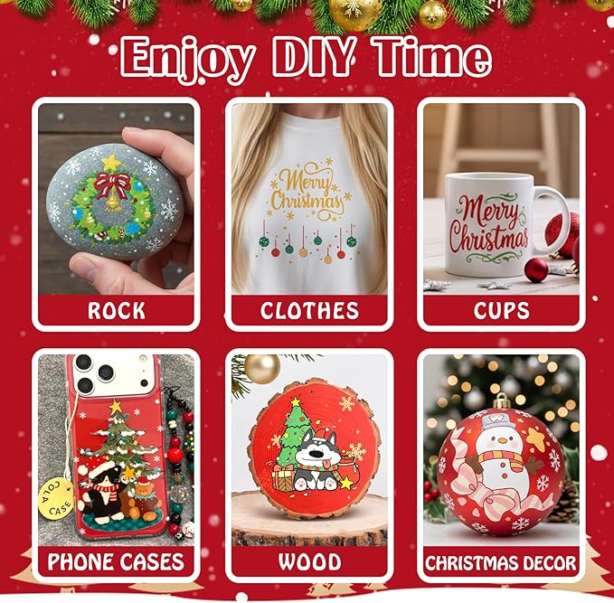 Betem 24 Colors Dual Tip Acrylic Paint Pens Markers, Premium Acrylic Paint Markers Stocking Stuffers for Rock, Wood, Fabric, Glass, Canvas, Ceramic, Christmas Gifts for Teens DIY Crafts Art Supplies