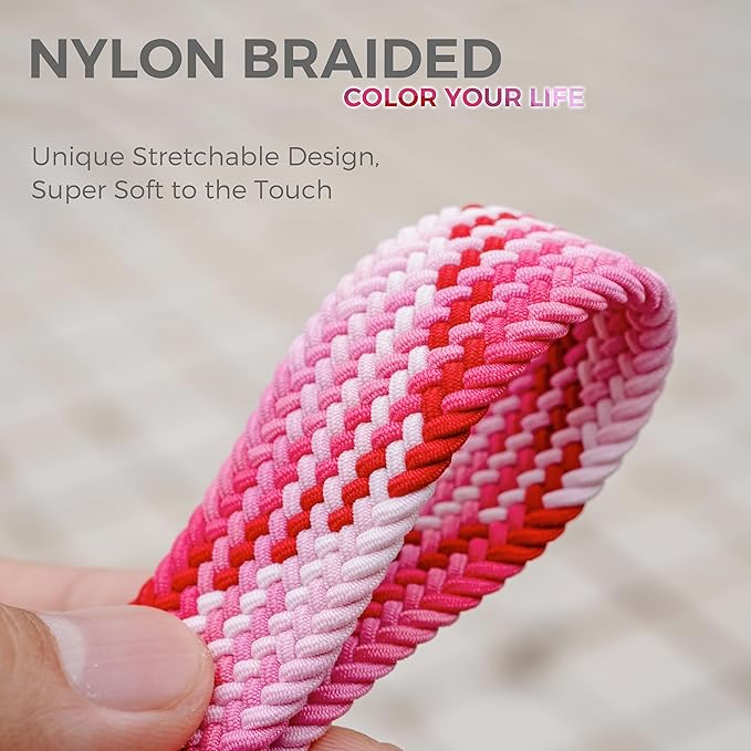 SENLLY Car Keychain, Stretchy Key Holder, Original Elastic Anti-Drop Design Finger Lanyard Strap