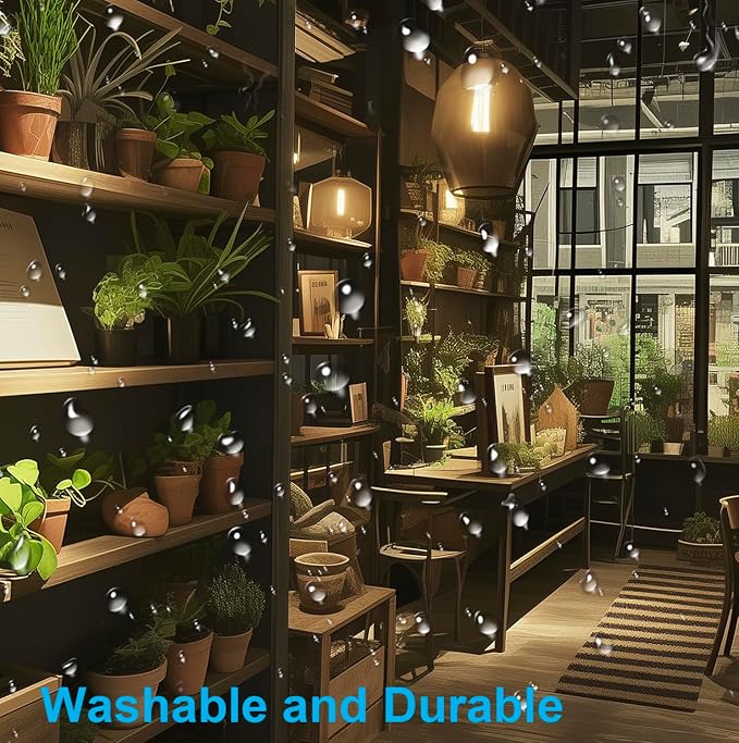 Lndoor Green Plant Expansion Desk Mat, Flower Plant Large Gaming Mouse Mat XXL Laptop Mouse Keyboard Mat 35.4 x 15.7-Inch Office Desk Decoration