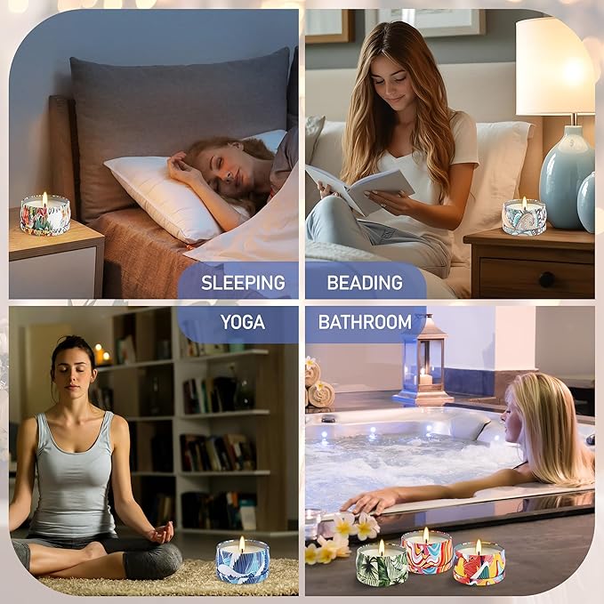 Scented Candles Gifts Set 36 Pack Soy Wax Travel Tin Jar Candles,Aromatherapy Candles for Home 2.5 OZ Scented Candles for Mom for Christmas, Birthday, Thanksgiving, Mother's Day,Valentine'sDay