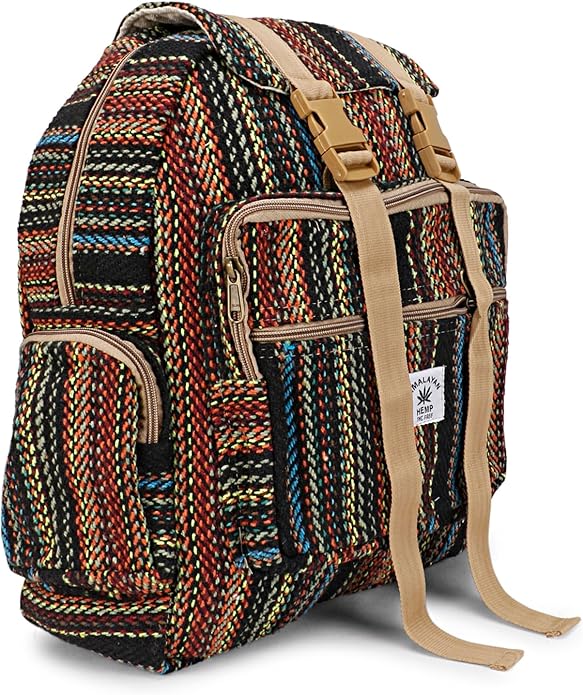 LONGING TO BUY Himalyan Hemp Laptop Bag Backpack/Traveller Bag, Hemp Laptop Bag