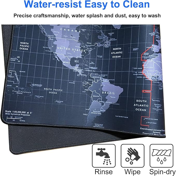 Large Gaming Mouse Pad with Stitched Edges,[27.5x11.9In] Extended Mouse Pad with Non-Slip Natural Rubber Base for Gamer/Desktop/Office/Home-70x30 DiTu