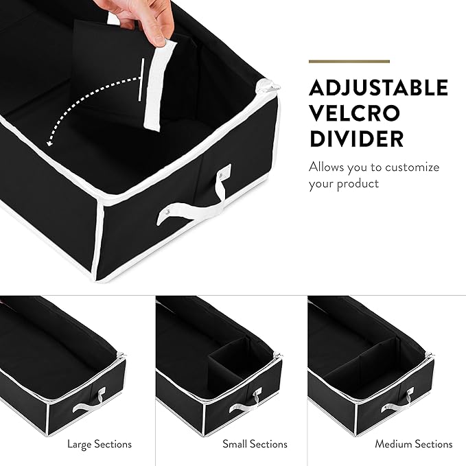 ZOBER Wrapping Paper Storage Containers - 40 Inch Gift Wrapping Organizer Storage W/Interior Pockets - Fits 20 Standard Rolls of Wrapping Paper, Bows, and Ribbons