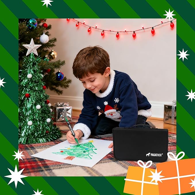 72 Colors Acrylic Paint Markers, Dual Tip with Fine Tip and Brush Tip Pens for Stone, Wood, Calligraphy, Canvas, Ceramic, Metal, Glass, Rock Painting, DIY Crafts Art Supplies Kit