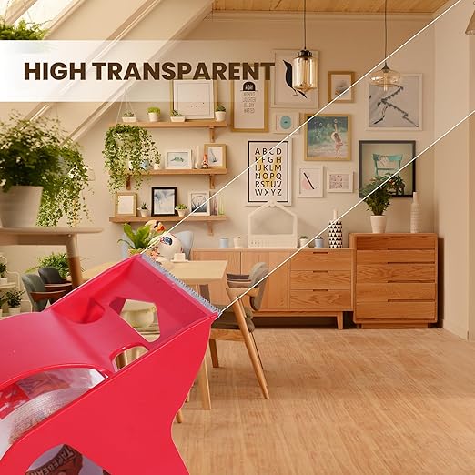 TAPEBEAR No Noise Packing Tape with Dispenser, 2.6mil Thick, 1.88" x 22yd Super Clear Packaging Tape for Book Binding, Carton Sealing, Moving, Shipping, 6 Rolls Tape with 6 Free Dispenser