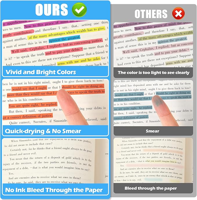 Highlighters Bulk, Chisel Tip Dry-Quickly Highlighter Markers, 60 Count-6 Assorted Colors Highlighters Bulk Pack for Adult Kids, Teachers Supplies for School, Classroom Must Have(Multicolour, 60)