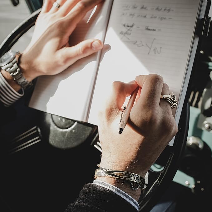 Cross Classic Century Refillable Ballpoint Pen Presented in a Luxury Gift Box - Medium Point, Black Ink, Black & Chrome