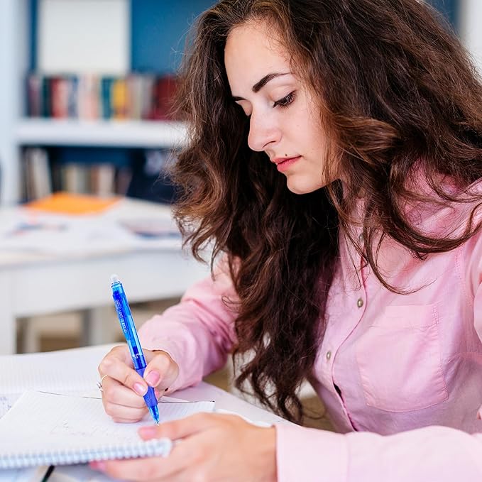 USUAL 0.5mm 8 Color Erasable Gel Pens,Make Mistakes Disappear Colored Pens,Fine Point Retractable Erasable Gel Pens for Writing,Drawing,Office,Plannen,School Supplies