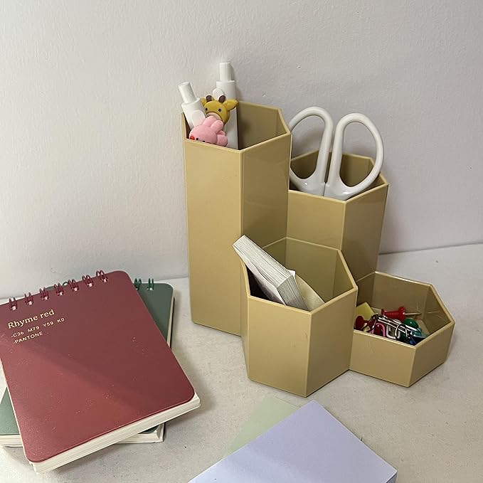 Pencil Holder for Desk Organizer Cute Pen Holder Office Desktop Supplies and Accessories for Desk for Office School Home