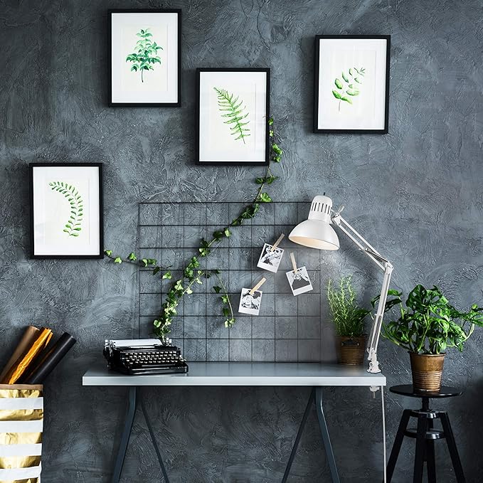 GLOBE Electric 52847 31.5 Inch Swing Arm Clamp-On White Desk Lamp with Nickel Accents, On/Off Rotary Switch, Book Reading Light, Home Essentials, Office Décor, LED Bulb Compatible