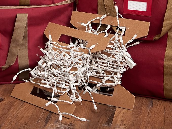 Covermates Keepsakes Light Storage Reel Set - Carrying Handles, Sturdy Build - Holiday Storage, Various